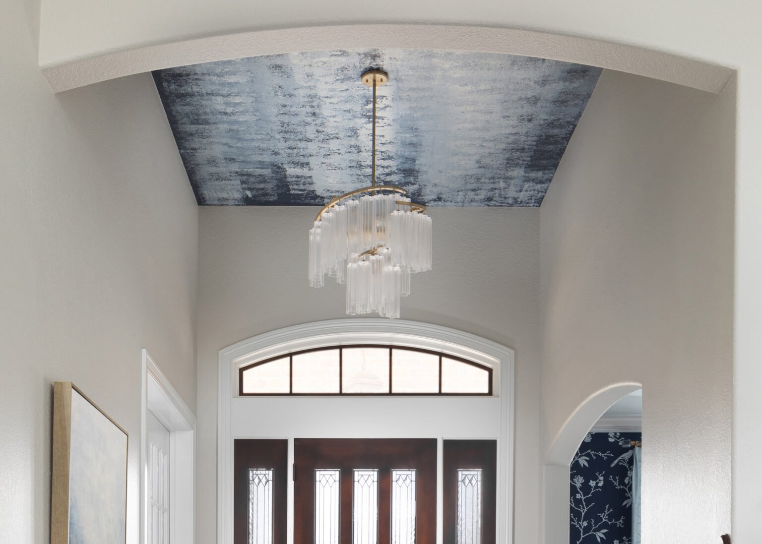 wallpaper on ceiling for interior design