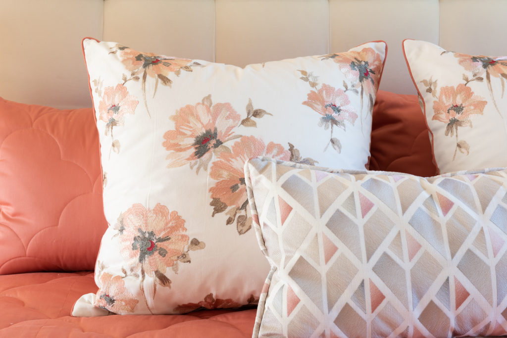 Floral patterns are blooming again in interior design